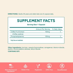 Neuriva Original. Brain Health Supplement with Coffee Cherry Extract & Phosphatidylserine