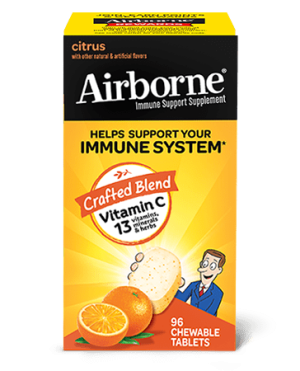 Airborne Chewable Tablets – Citrus